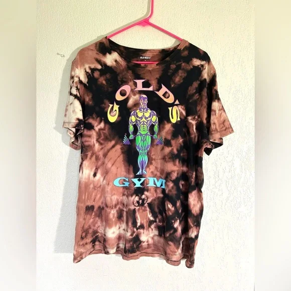 ✨SOLD✨ BLEACH Dyed/Golds Gym Tee - Picture 10 of 10